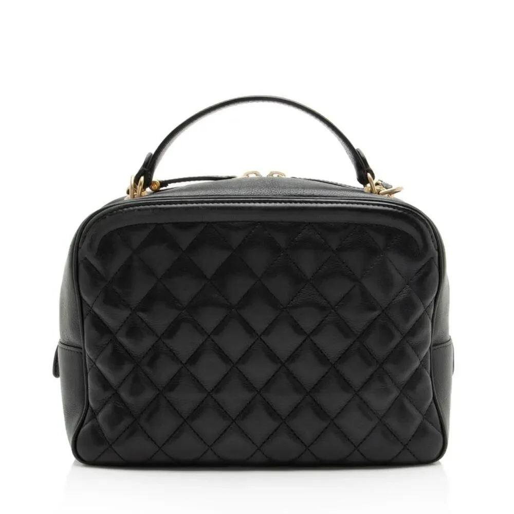 Chanel Calfskin CC Medium Vanity Case
